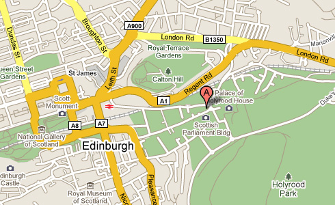 DJ Shop Edinburgh Location